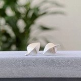 aspen leaf silver studs 