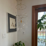 aura quartz chandelier