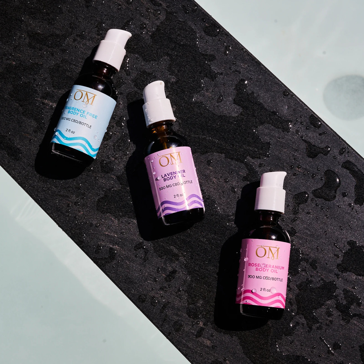 Fragrance-Free 500mg CBD Body Oil - Pure Nourishment | Om