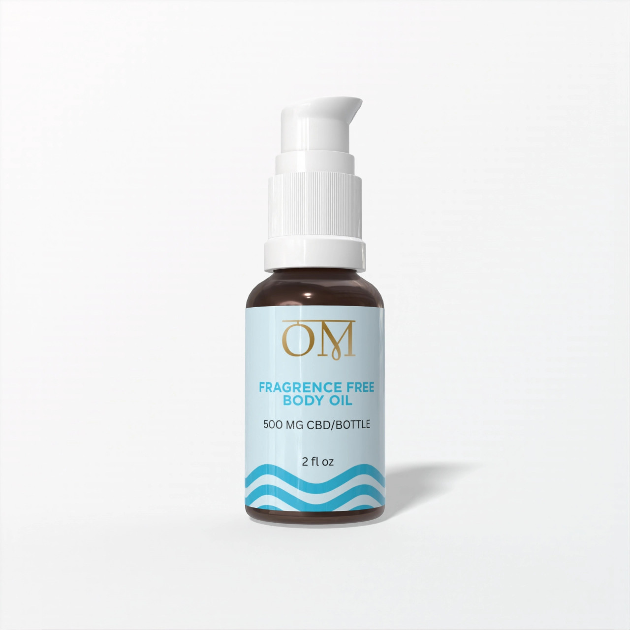 Fragrance-Free 500mg CBD Body Oil - Pure Nourishment | Om