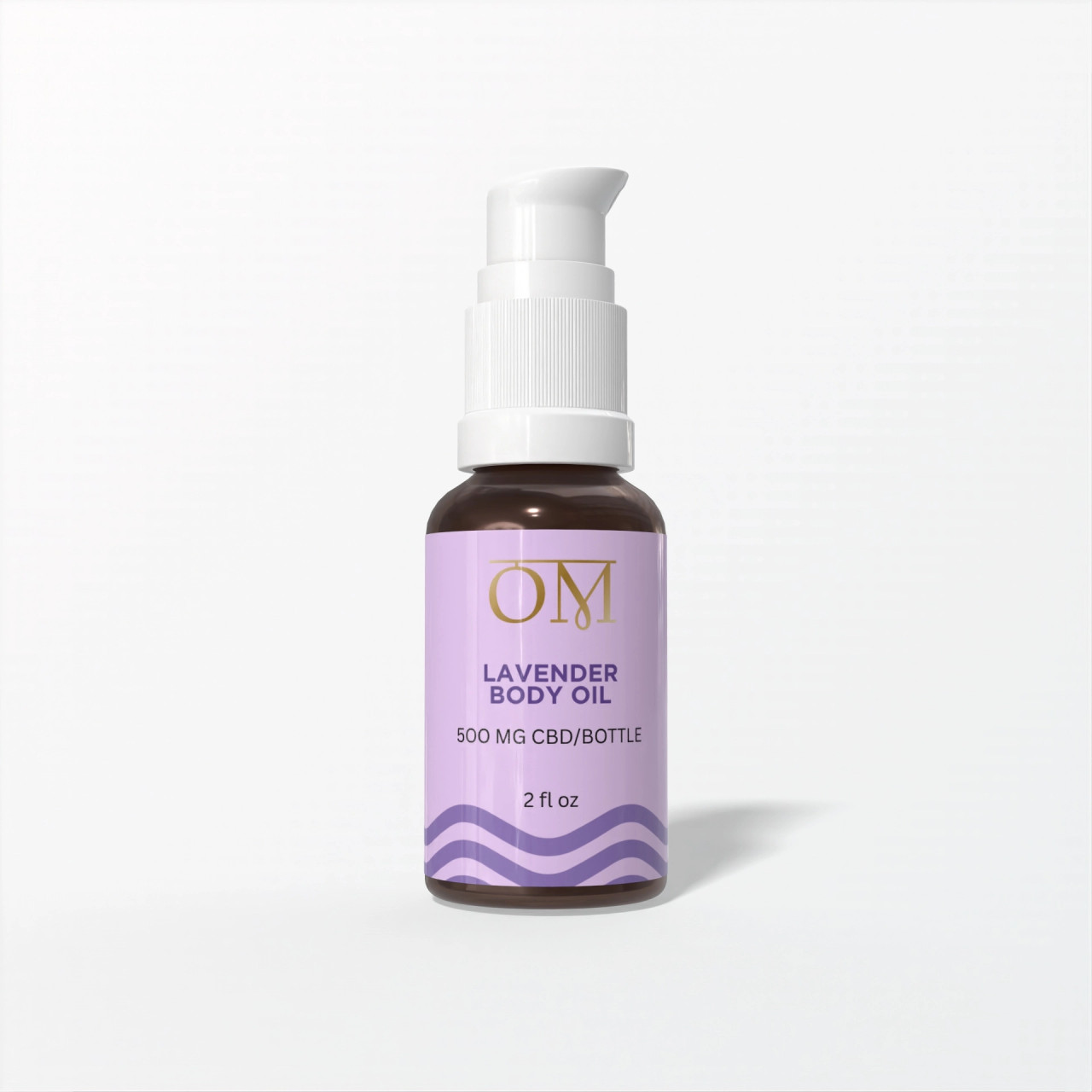 Lavender 500mg CBD Body Oil - Calming Nourishment | Om