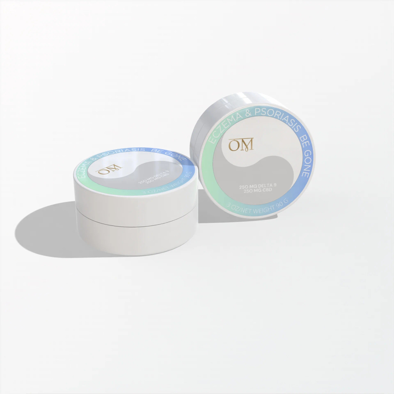 ホルミシスカンナビジオールセラピークリーム Eczema & Psoriasis CBD + THC Balm - Skin Relief | Om Wellness
