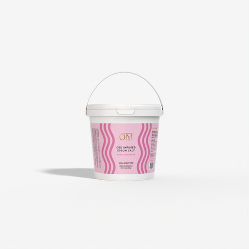 CBD Infused Rose Geranium 1250mg Bulk Epsom Salt CBD Infused Rose Geranium 1250mg Bulk Epsom Salt