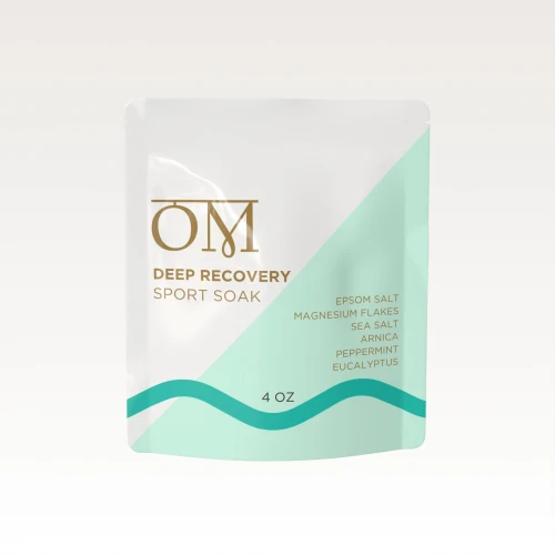 Deep Recovery sport soak with arnica peppermint and eucalyptus for muscle relief