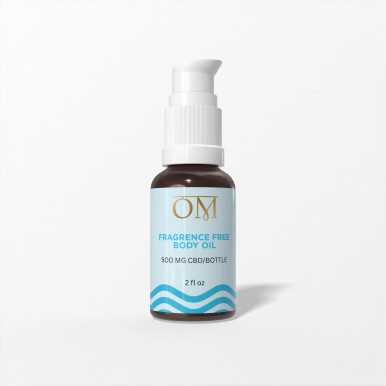 Fragrance-Free 500mg CBD Body Oil - Pure Nourishment | Om