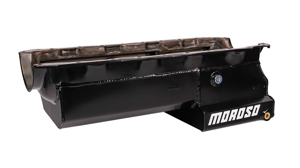 Oil Pan BBC Elim w/Partd Tray Deep F.S.