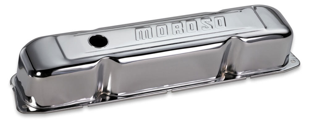 Chrome B/E Valve Covers BBM Tall w/Baffle