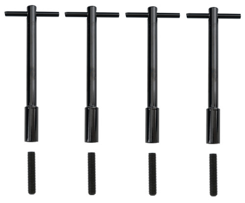 Valve Cover Wing Nut 4pk Black