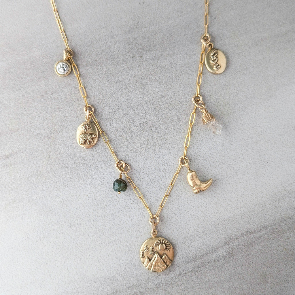 Station Charm Necklace - Build your own 