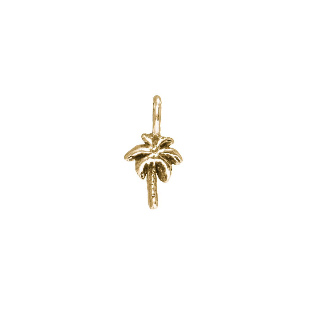 Palm Tree bronze charm