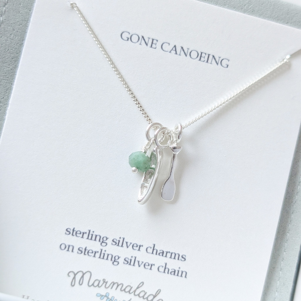 Gone Canoeing Necklace