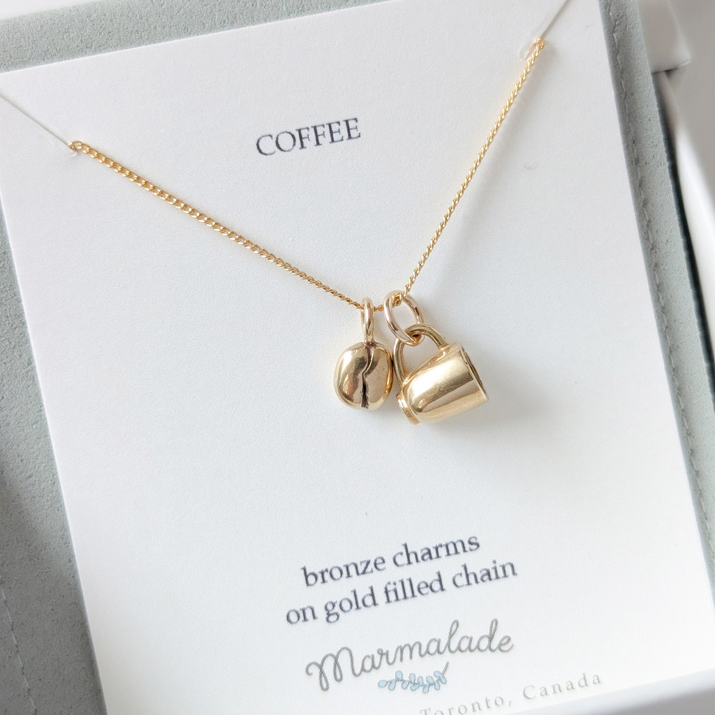 Coffee Charm Necklace