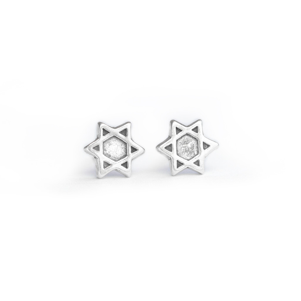 Star of David studs