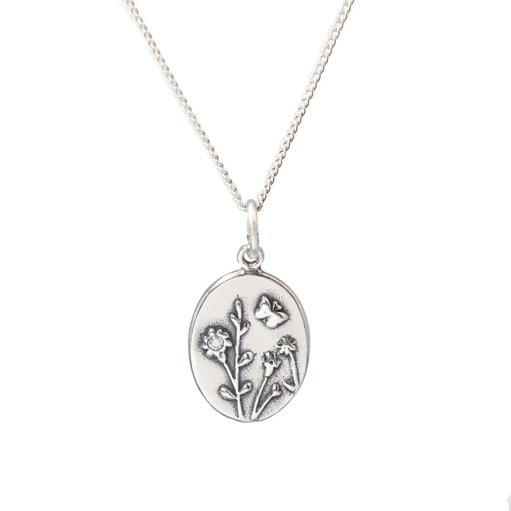 Wildflower Garden Moissanite Necklace