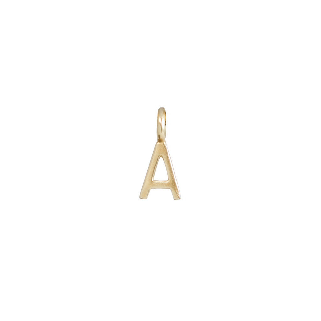 A Bronze Letter Charm