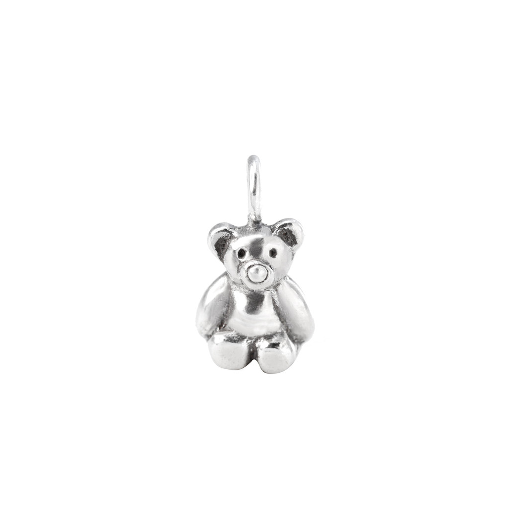 Teddy Bear silver charm