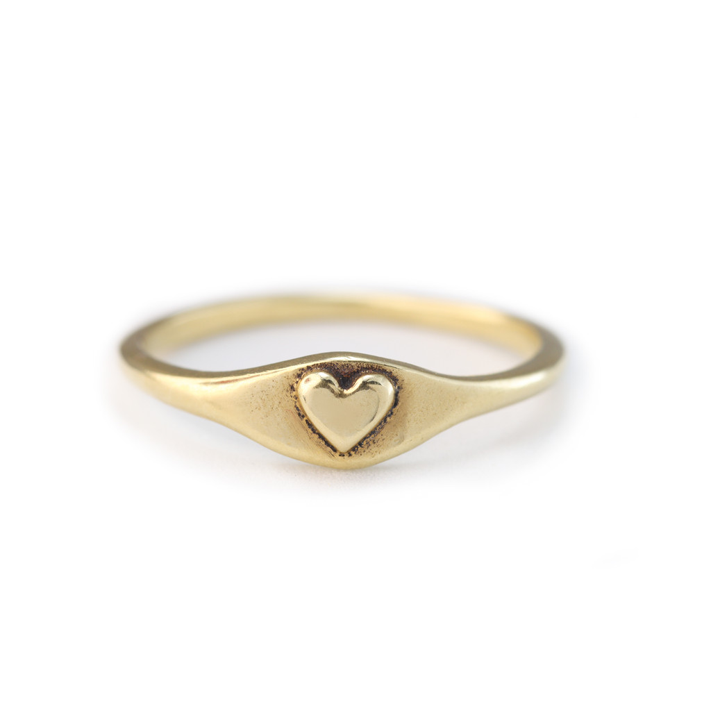 Heart Signet Ring