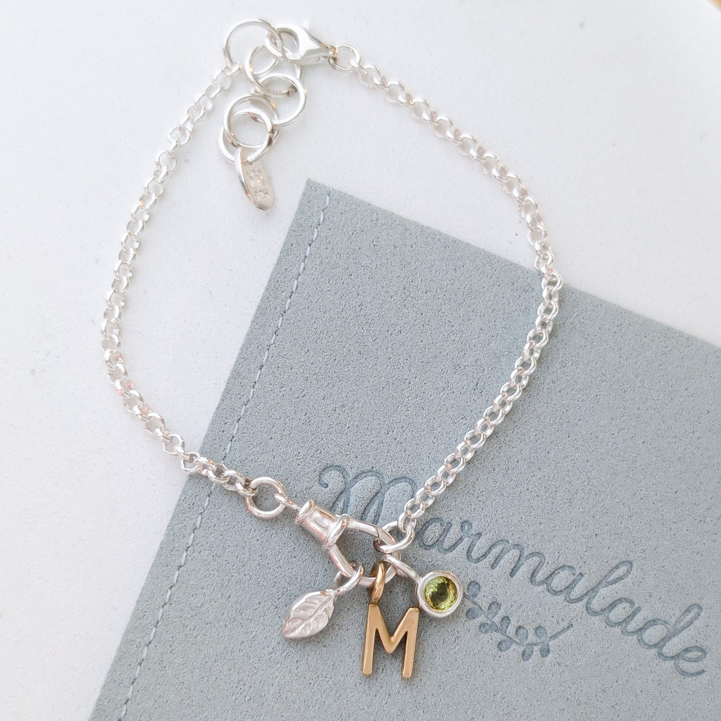 Rolo Charm Holder Bracelet - Build Your Own