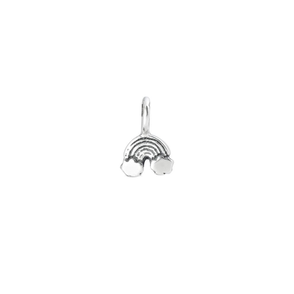 Rainbow sculpted charm