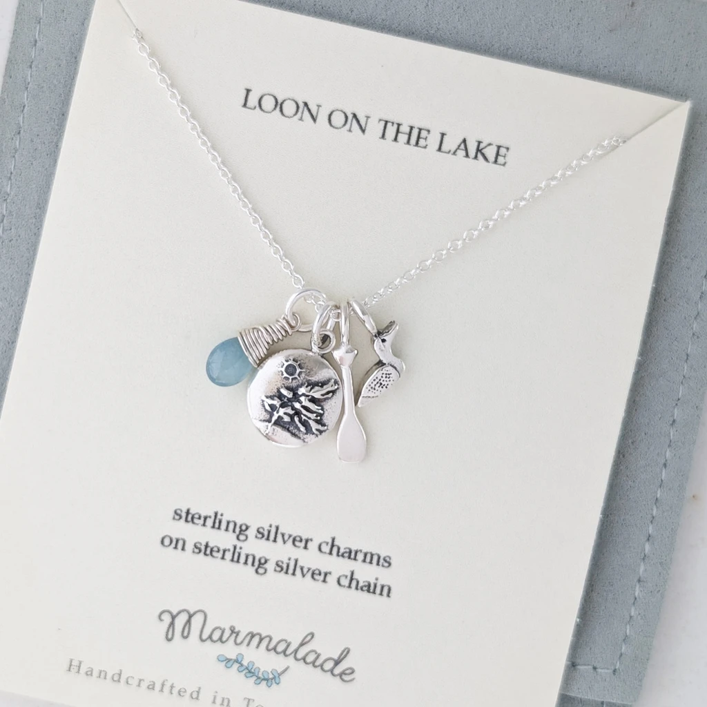 Loon on the Lake Necklace