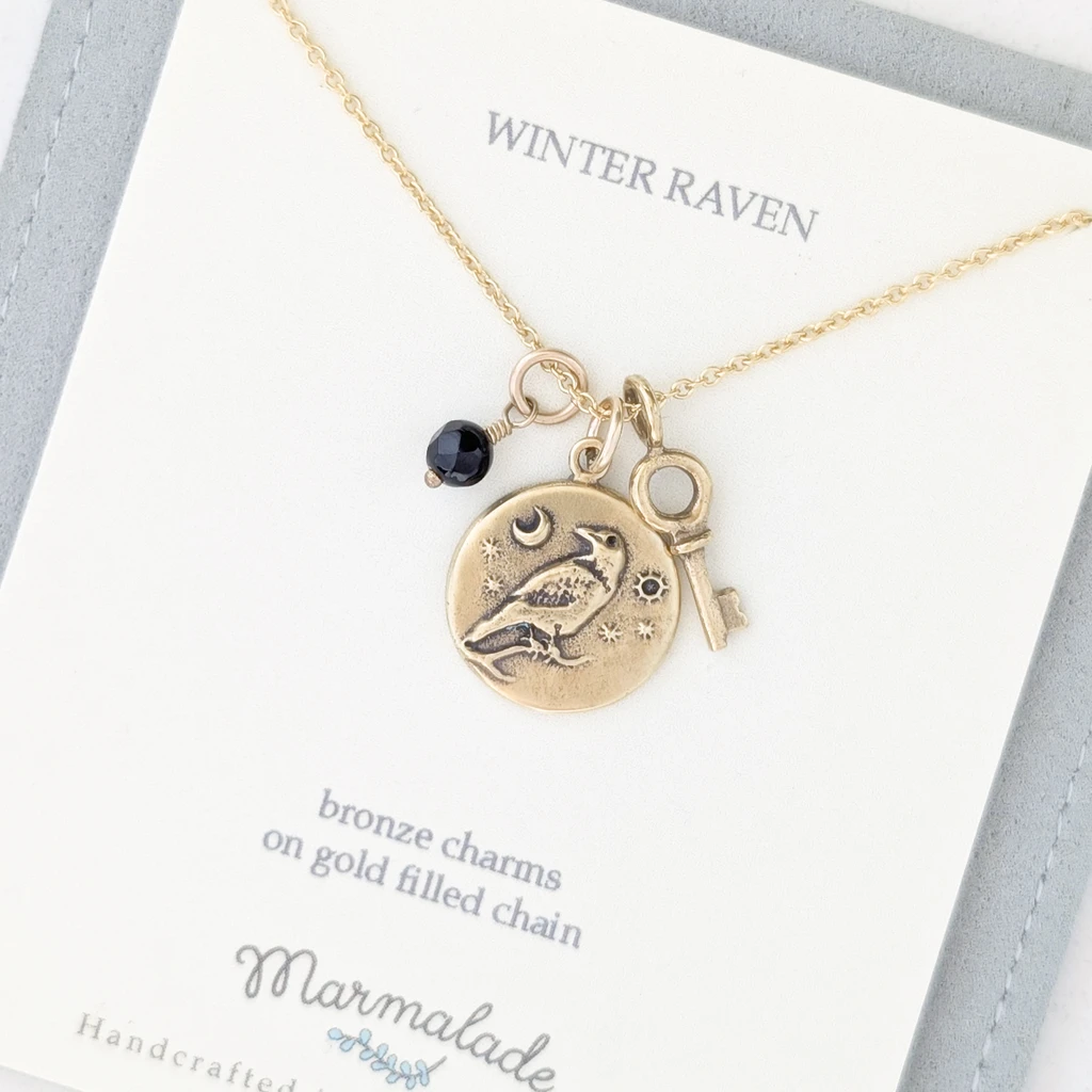 Winter Raven Necklace