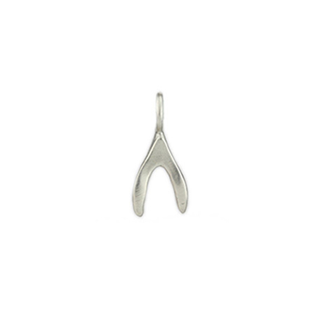 Wishbone sculpted charm