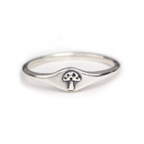 Mushroom Signet Ring