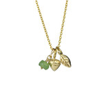Acorn + Leaf Necklace