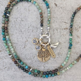 Turquoise Chrysocolla Necklace- Build Your Own 