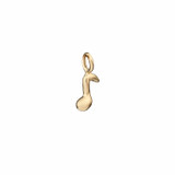 Music Note sculpted charm