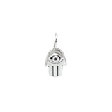 Hamsa silver charm