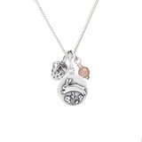 Bunny in the field Charm Necklace