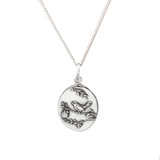 Bird on Branch Moissanite Necklace