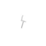 T Silver Letter Charm