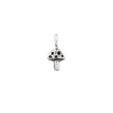 mushroom silver charm