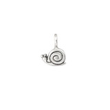Snail sculpted charm