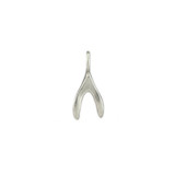Wishbone sculpted charm