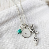 Bird on a Branch Charm Necklace