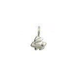 Bunny silver charm