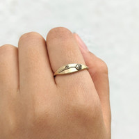 Rose Ring - 14K Gold