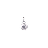 virgo icon charm in sterling silver