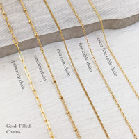 gold filled chain styles