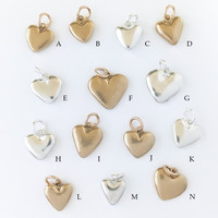 Sculpted Heart Paperclip Necklace