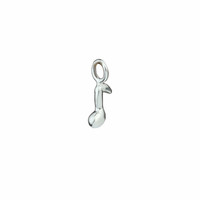 Music Note sculpted charm