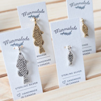 Little Fish sculpted charm