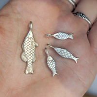 Little Fish bronze charm