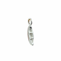 Canoe sculpted charm