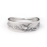 Bird on a Branch Ring
