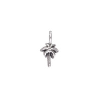 Palm Tree silver charm