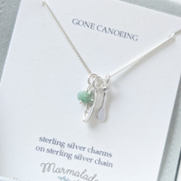 Gone Canoeing Necklace